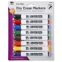 CHL47828 - Chisel Tip Asst Barrel Style 8 Pk Dry Erase Markers in Whiteboard Accessories