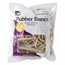 CHL56381 - Rubber Bands Natural Color 1 3/8 Oz Bag in Mailroom