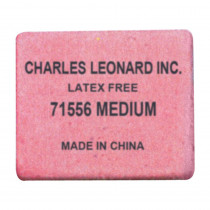 Pencil Eraser - Synthetic - Latex Free - Block Shape - Medium - 60/box - CHL71556 | Charles Leonard | Erasers