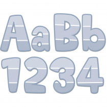 CTP0287 - Slate Gray Paint Chip 4In Designer Letters - Paint in Letters