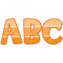 CTP2082 - Orange 2In Uc Letter Stickers Paint in Letters