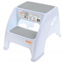 Toddler & Me 2-Step Stool, Gray/White - DB-L6072 | Dream Baby (Tee Zed) | Step Stools