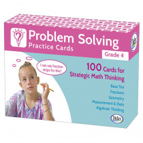 DD-211280 - Problem Solving Practice Cards Gr 4 in Flash Cards