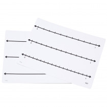 DD-211769 - Write On Wipe Off Fract Number Line Mats 10 St in Multiplication & Division