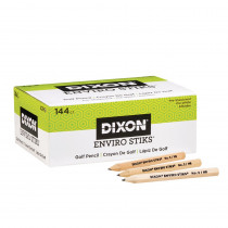 EnviroStiks Golf Pencils, 144 Count - DIX15099 | Dixon Ticonderoga Company | Pencils & Accessories