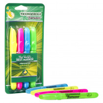 Emphasis Highlighters, Desk Style, Chisel Tip, 4 Assorted Colors - DIX47074 | Dixon Ticonderoga Company | Highlighters