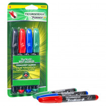 RediMark+ Chisel Tip Permanent Markers, 4-Color Set - DIX95040 | Dixon Ticonderoga Company | Markers