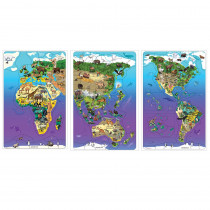 DO-734130 - Wildlife Map Puzzle Bundle Set Of 3 in Puzzles