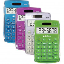 DTXDH60C4 - Handheld Eco Calculator Assorted in Calculators
