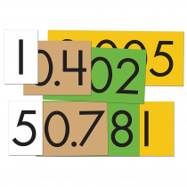 ELP626641 - 4-Value Decimals To Whole Number Place Value Cards Set in Flash Cards