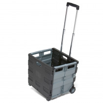 ELR0547B - Memorystor Universal Rolling Organizer Cart Black Grey in A/v Carts