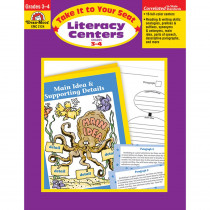 EMC2124 - Take It To Your Seat Literacy Centers Gr 3-4 in Activities