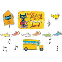 EP-2383 - Were Rocking In Our Learning Shoes Bulletin Board Set Featuring Pete The Cat in Classroom Theme