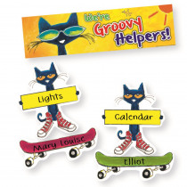 EP-348 - Groovy Classroom Jobs Mini Bulletin Board Set Featuring Pete The Cat in Classroom Theme