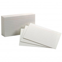 ESS00031 - Ruled Index Cards 10Pks/100Ea 3X5 White in Index Cards