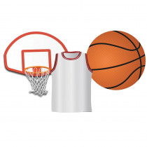 EU-841248 - Basketball Assorted Cut Outs in Accents
