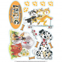 EU-846029 - Wags And Whiskers 12 X 17 Window Clings in Window Clings