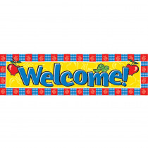 EU-849450 - Banner Welcome Horizontal 45 X 12 in Banners
