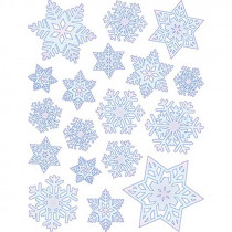 EU-98264 - Window Cling Snowflakes 12 X 17 in Window Clings