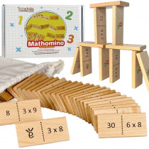 Mathomino Times Tables Multiplication Domino Math Game - EXAE3307 | Extasticks Llc | Dominoes