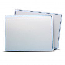 Dry Erase Learning Mat, Two-Sided Plain, 9" x 12", Pack of 12 - FLP20059 | Flipside | Dry Erase Sheets