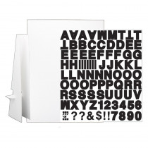 20 x 30" White Corrugated Project Sheet Sign Kit - Single - FLP32301 | Flipside | Presentation Boards"