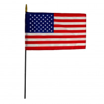 Nylon U.S. Classroom Flag, 12 x 18" - FZ-1048274 | Flagzone Llc | Flags"