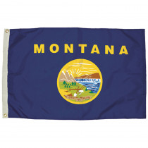 FZ-2252051 - 3X5 Nylon Montana Flag Heading & Grommets in Flags