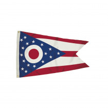 FZ-2342051 - 3X5 Nylon Ohio Flag Heading & Grommets in Flags