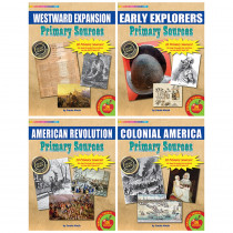 Early American History Primary Sources Set, 4 Packs - GALPSSEARKS | Gallopade | History