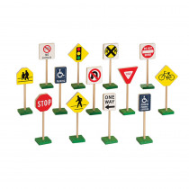 GD-309 - Traffic Signs 7In 13/Pk in Pretend & Play