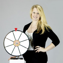 16" White Dry Erase Prize Wheel