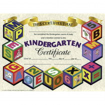 H-VA501 - Certificates Kindergarten 30/Pk 8.5 X 11 in Certificates