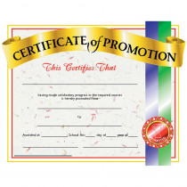H-VA509 - Certificates Of Promotion 30/Pk 8.5 X 11 in Certificates