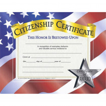 H-VA525 - Certificates Citizenship 30 Pk 8.5 X 11 in Certificates