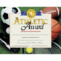 H-VA526 - Certificates Athletic Award 30 Pk 8.5 X 11 in Physical Fitness