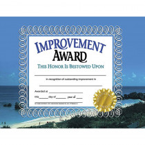 H-VA588 - Improvement Award 30Pk Certificates 8.5 X 11 in Certificates
