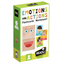 Flashcards Emotions and Actions Montessori - HDUEN24650 | Headu Usa Llc | Games