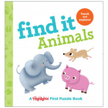 Find It Animals Board Book - HFC9781684372515 | Highlights For Children | Skill Builders