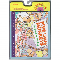 HO-0618732764 - Carry Along Book & Cd Five Little Monkeys Jumping in Books W/cd