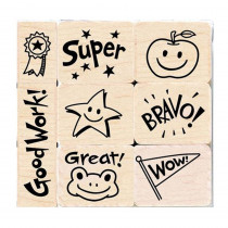 Big 'n' Little Bravo For Teacher, Set of 8 - HOALL599 | Hero Arts | Stamps & Stamp Pads