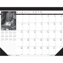 HOD1225 - Black On White Desk Pad in Calendars