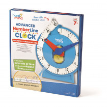 Magnetic Demonstration Advanced NumberLine Clock - HTM93411 | Learning Resources | Time