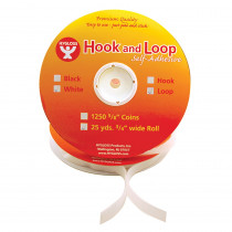 Hook & Loop Fastener Roll, 3/4 x 25 yds. - HYG45125 | Hygloss Products Inc. | Velcro"