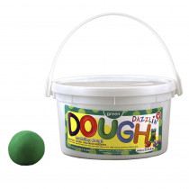 HYG48302 - Dazzlin Dough Green 3 Lb Tub in Dough & Dough Tools