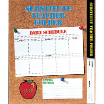 Substitute Teacher Folders, Elementary, Individual - IF-451 | Carson Dellosa Education | Substitute Teachers