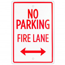 No Parking - Fire Lane Sign 18" x 12"