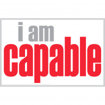 ISM0002P - I Am Capable Poster in Inspirational