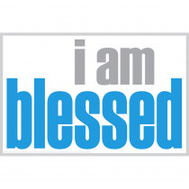 ISM0015P - I Am Blessed Poster in Inspirational