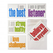 Note Cards with Envelope, Positivity Booster Set, 2 Each of 5 Titles, Set of 10 - ISM52355NC | Inspired Minds | Postcards & Pads